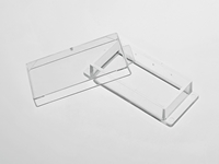 1 Well chambered cover glass with #1.5 high performance cover glass - 57mm x 25mm base medium picture