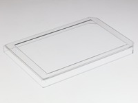 Multi-well plate cover with #1 (0.13-0.16mm) cover glass for DIC (Differential interference contrast) imaging medium picture