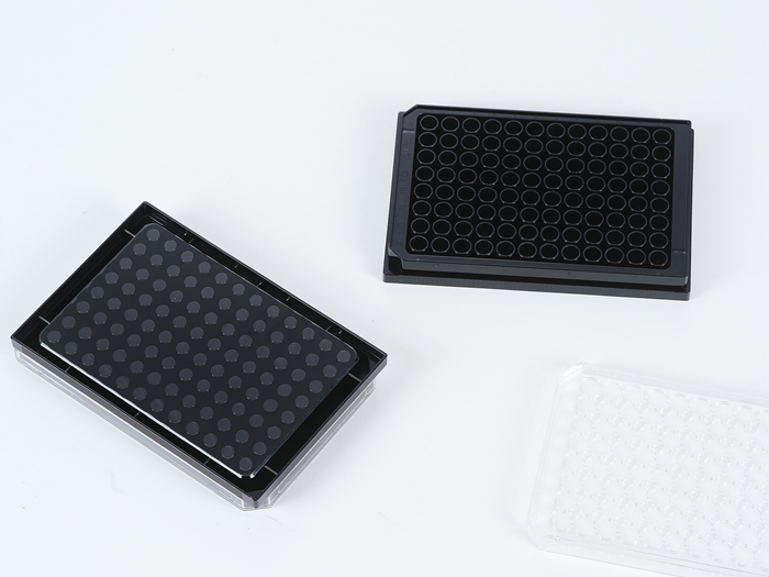 Low Base 96 Well glass bottom plate with high performance #1.5 cover glass large picture