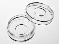 29 mm Glass top glass bottom dish with 14 mm micro-well #0 cover glass medium picture