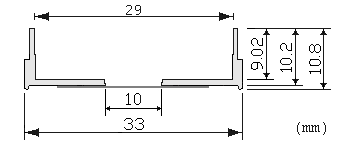 29 mm Glass bottom dishes D29-10-1.5-N dimension