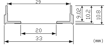 29 mm Glass bottom dishes D29-20-1-N dimension