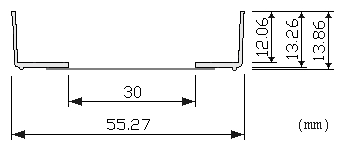 55 mm Glass bottom dishes D60-30-0-N dimension