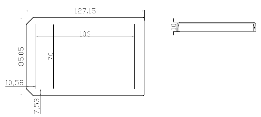 Plate lids L001 dimension